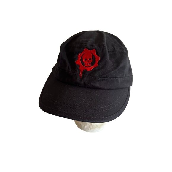 AMC Black Cap With Red Skull Logo Adjustable Strap - Picture 1 of 5